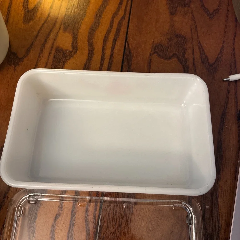 1930s Complete McKee refrigerator set with drippings jar, mixing bowl & shakers
